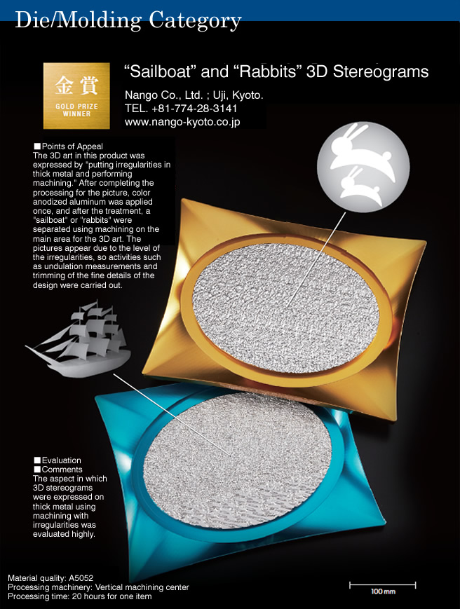 the Gold Prize in the Die/Molding Category